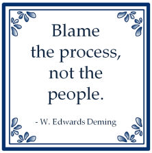 blame process people willam edwards deming